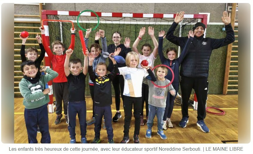 Stage Ecole d'Athlétisme - Article du Maine Libre